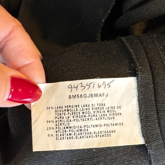 Armani Collezioni Black Peplum Blazer size 12 - Picture 9 of 9